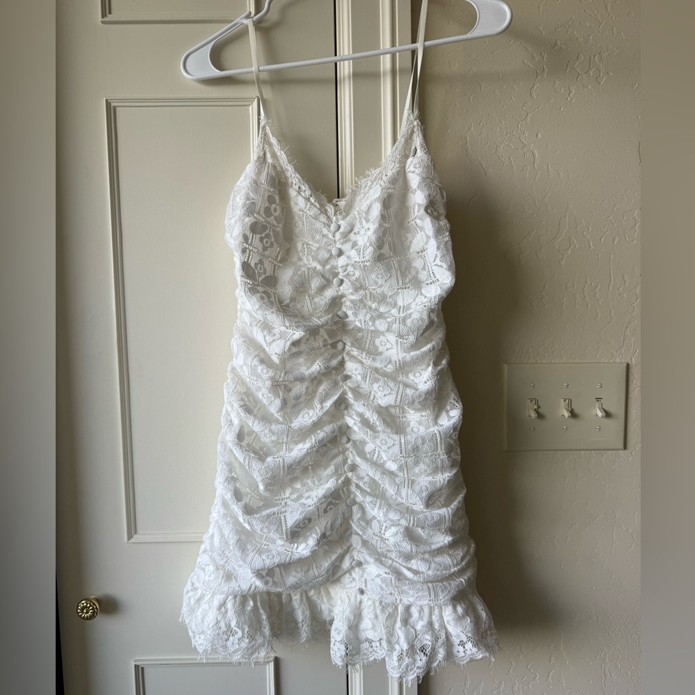 For Love And Lemons Samira Mini Dress Size M - Picture 3 of 9